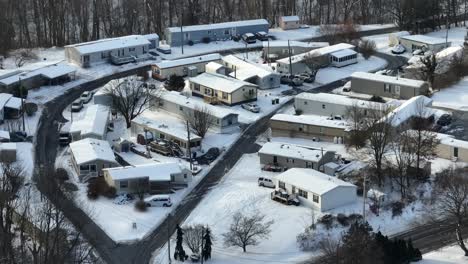 Modular-mobile-homes-in-rural-Appalachian-Mountain-community