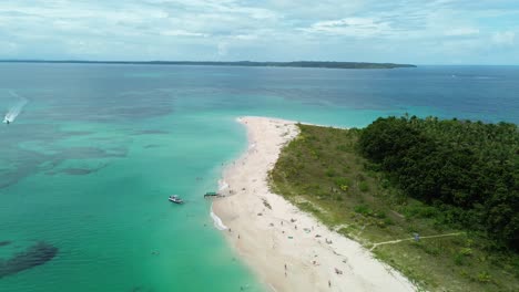 Cayo-Zapatilla-Insel,-Bocas-Del-Toro,-Panama-Luftaufnahme