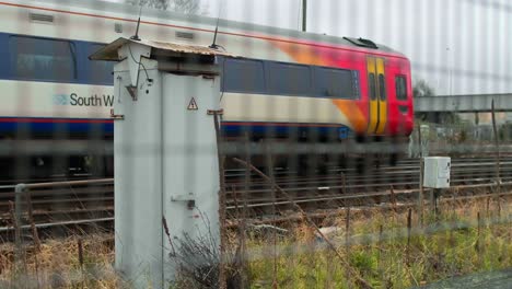 Train-Passes-by-a-Power-Box