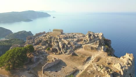 Angelokastro-hilltop-fort-spectacular-views-to-Corfu-Ionian-coast-ORBITAL