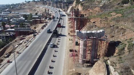 Construction-of-bases-for-elevated-viaduct