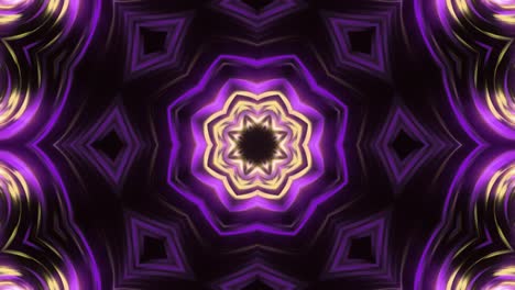 Neon-Light-Floral-Kaleidoscope-Background---Seamless-Looping