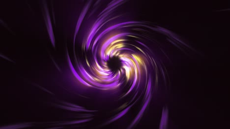 Espiral-De-Giro-Púrpura-En-Fondo-Negro,-Bucle-Sin-Interrupción---Animación