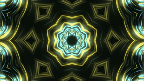 Flower-Pattern-Kaleidoscope-Seamless-Loop