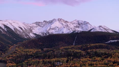 Schöne-Hohe-Berggipfel-Der-Colorado-Mountains,-Telluride