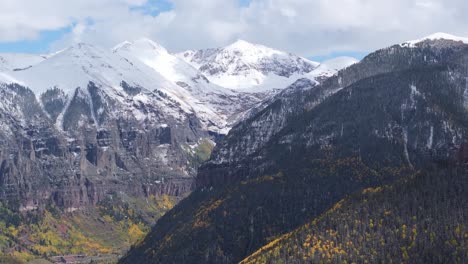 Breathtaking-mountain-scenery-of-Colorado-Rocky-Mountains,-Telluride