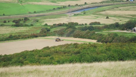 Combine-Harvester-in-Field-in-the-Countryside
