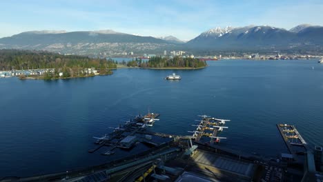 Base-De-Hidroaviones-De-Vancouver-Coal-Harbour-En-Coal-Harbour-En-Vancouver,-Columbia-Británica,-Canadá