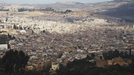 aerial-panoramic-of-fez-Morocco-North-Africa-travel-holiday-destination-with-huge-valley