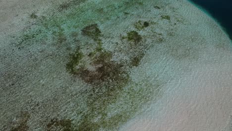 Klares-Türkisfarbenes-Wasser-Und-Korallenriffe-Im-Los-Roques-Archipel-In-Venezuela,-Luftaufnahme