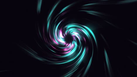 Space-Vortex-Animation,-Neon-Glowing-Rays