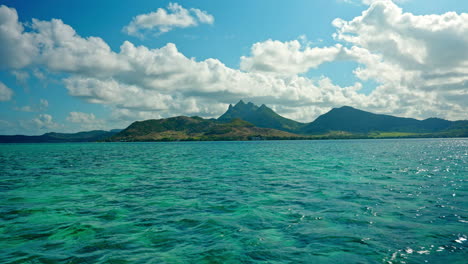 Sea-view-of-tropical-green-landscape-in-the-Mauritius-island