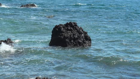 Isolated-Volcanic-Rock-in-Turbulent-Sea-Waters-off-Tenerife-Coast