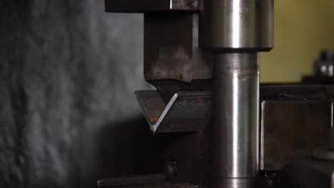 Metal-mastery-in-action:-Machine-precision-cuts-construction-element