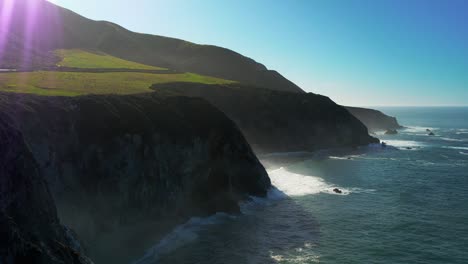 Drone-shot-of-Waves-Crashing-on-Scenic-Coastline-at-Big-Sur-State-park-off-Pacific-Coast-Highway-in-California-13