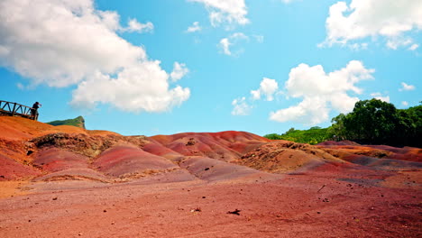 Timelapse-of-the-Seven-Colored-Earths-Chamarel-national-park-in-the-Mauritius-Island