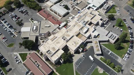 Aerial-View-of-Large-Hospital-Campus