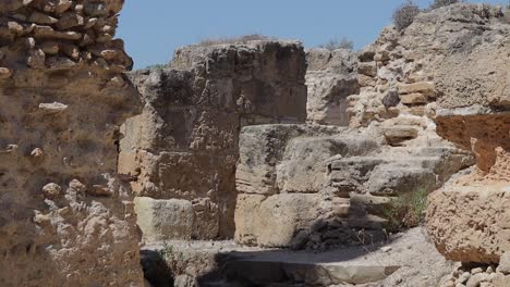 Close-up-shot-of-Carthage-site-in-Tunisia