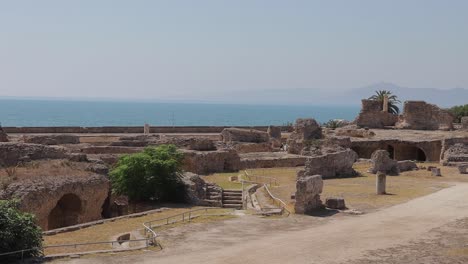Vista-Desde-Cartago-Al-Mar-En-Túnez.