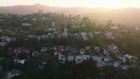 South-of-the-Boulevard--Luxury-Homes-Nestled-in-Hills-of-Studio-City-in-Los-Angeles-Neighborhood-By-Busy-Ventura-Blvd-As-Seen-by-Drone