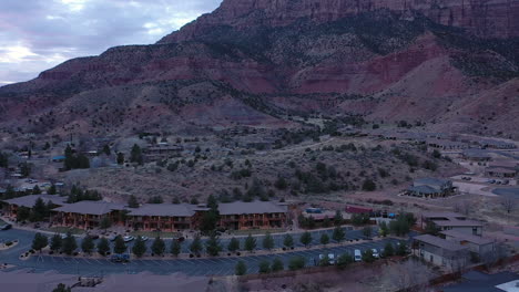 Motel-En-Springdale-Utah,-Cerca-Del-Parque-Nacional-Zion