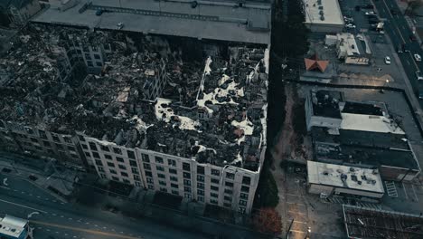 Burned-Down-Apartment-Building-in-Atlanta-City