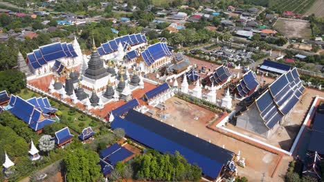 Aerial-View-Of-Wat-Ban-Den-Or-Wat-Banden-Complex-Temple