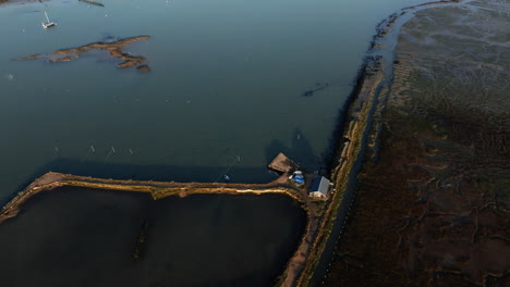Drone-view-of-creek-estuaries