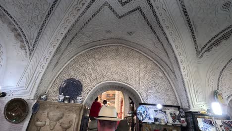 POV-shot-of-an-Arabic-Historical-shop-in-Sidi-Bou-Said-village-in-Tunisia