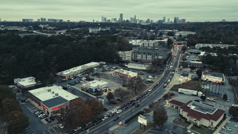 Traffic-on-main-road-of-Atlanta-city-during-cloudy-day