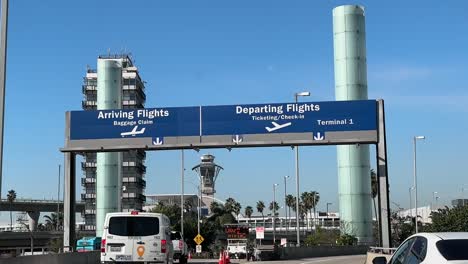 Laxer-Flughafentransport;-Los-Angeles,-Kalifornien,-USA