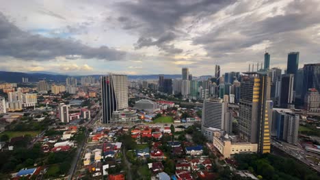 Kuala-Lumpur-Malasia-Ciudad-Torres-Gemelas-Petronas-Sudeste-Asiático-Time-lapse