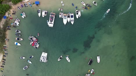 Gold-Coast-waterways-are-full-of-jet-skis-and-boats-as-people-gather-around-Wave-Break-Island-to-celebrate-Australia-Day