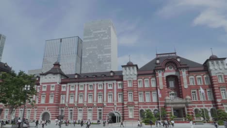 Tokyo-Station-the-Central-Train-Station-of-Tokyo,-Japan