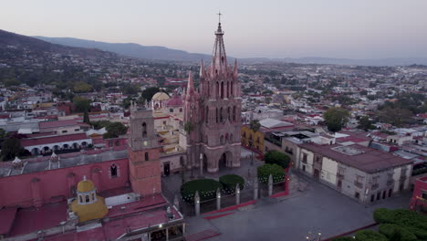 Kolonialkirche-In-San-Miguel-De-Allende,-Guanajuato,-Mexiko