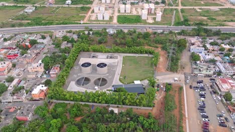 Modern-water-cleaning-facility-at-urban-wastewater-treatment-plant