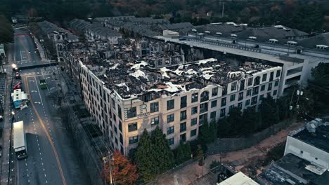 Burned-Down-Reserve-LaVista-Walk-apartment-in-Atlanta-City-after-fire