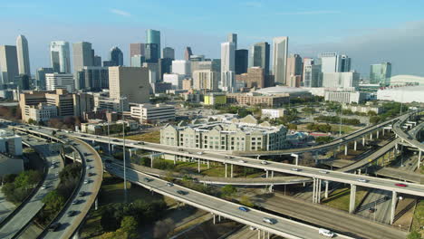 Houston-Downtown-Drone-Shot