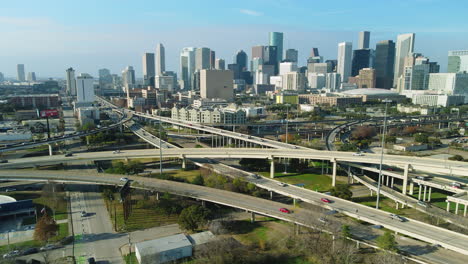 Houston-Downtown-Drohnenaufnahme
