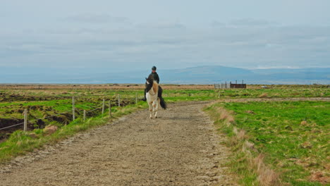Slow-motion-outdoor-Icelandic-horseback-riding