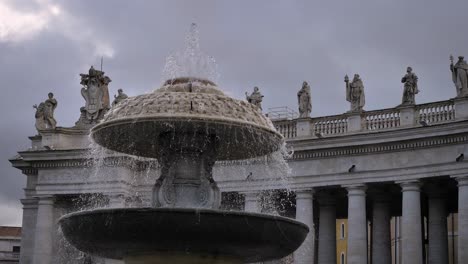 Detailed-view-of-water-and-fountain-in-front-of-St