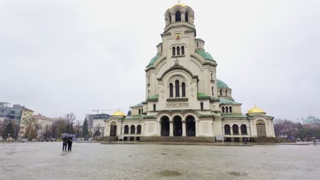 Die-Alexander-Newski-Kathedrale-Ist-Eine-Bulgarisch-orthodoxe-Kathedrale-Im-Neobyzantinischen-Stil