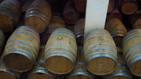 Stacked-Of-Wine-Barrels-At-The-Winery