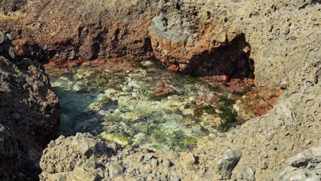 Natural-formed-pool-in-rocky-terrain-of-Tenerife-coastline