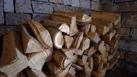 Stacked-Of-Dried-Firewood