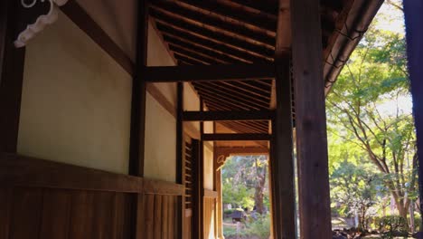 Inclinación-En-Cámara-Lenta-De-4k-Del-Templo-Budista,-Templo-Gotokuji-En-Setagaya-Tokio