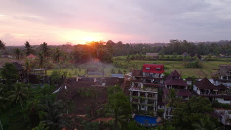 Luxury-resort-at-Ubud-valley,-Bali-in-Indonesia