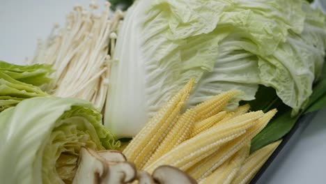 Shabu-Vegetables-Ingredient,-Close-Up