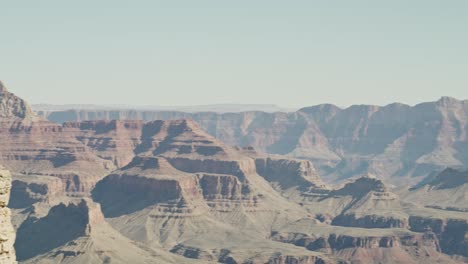 Grand-Canyon-National-Park-South-Rim-in-Arizona-with-pan-wide-shot-of-canyon-from-right-to-left