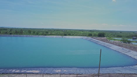Plastic-lined-Farm-Reservoir,-East-Africa